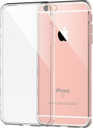 Silicone Back Cover 0.3mm Transparent for iPhone 6/6s Plus