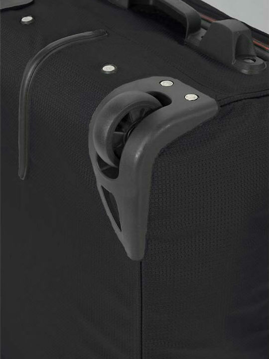 Benzi BZ5565 Cabin Fabric Black Suitcase with 2 Wheels Height 51cm