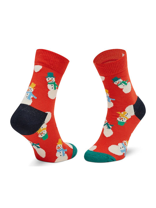 Happy Socks Boys Knee-High Socks Red