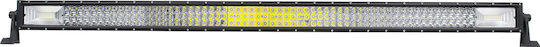 GloboStar Waterproof LED Lightbar Universal 10 - 30V 675W 128cm with White Lighting 1pcs