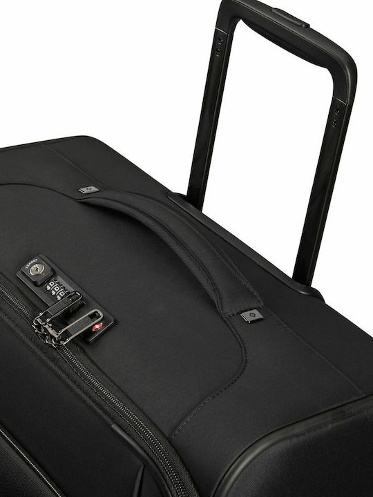 Samsonite Airea Μεγάλη Βαλίτσα Ταξιδίου Υφασμάτινη Μαύρη με 4 Ρόδες Ύψους 78εκ.