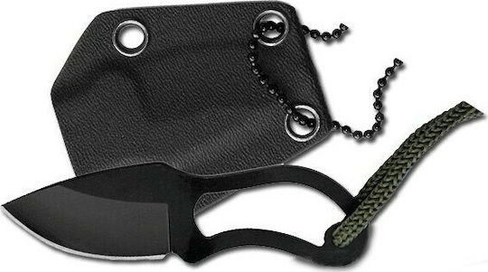Mil-Tec Neck Knife Black with Sheath