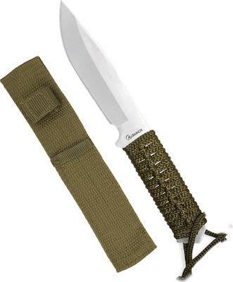 Martinez Albainox Tactico Knife Survival Khaki with Blade made of Stainless Steel in Sheath