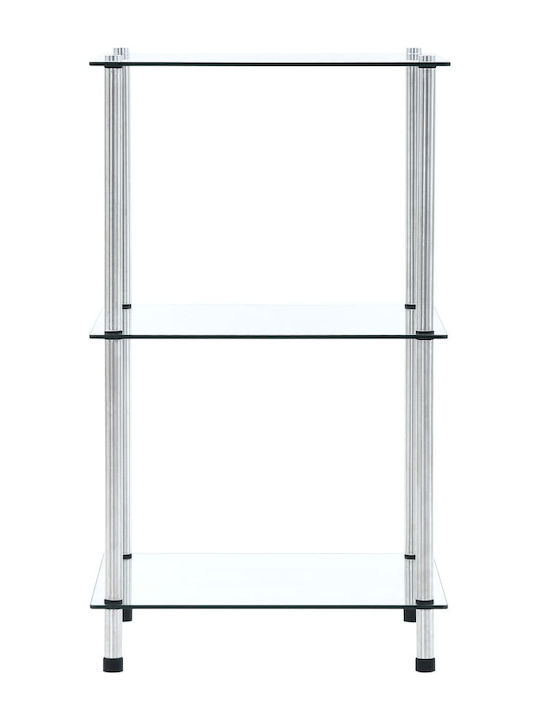 Bibliotecă Transparentă 40x40x67 cm