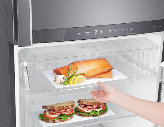 LG Ψυγείο Δίπορτο 438lt Total NoFrost Υ178xΠ70xΒ73εκ. Inox GTB574PZHZD