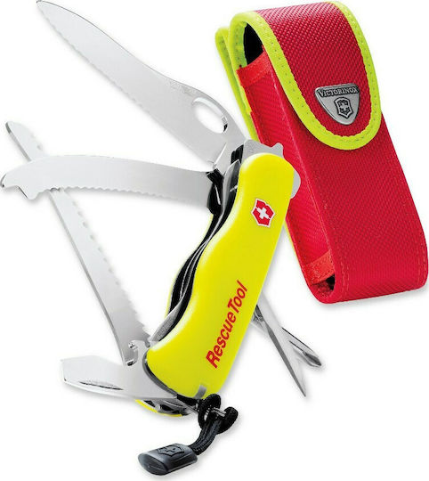 Victorinox Rescue Ελβετικός Σουγιάς Πράσινος σε Θήκη