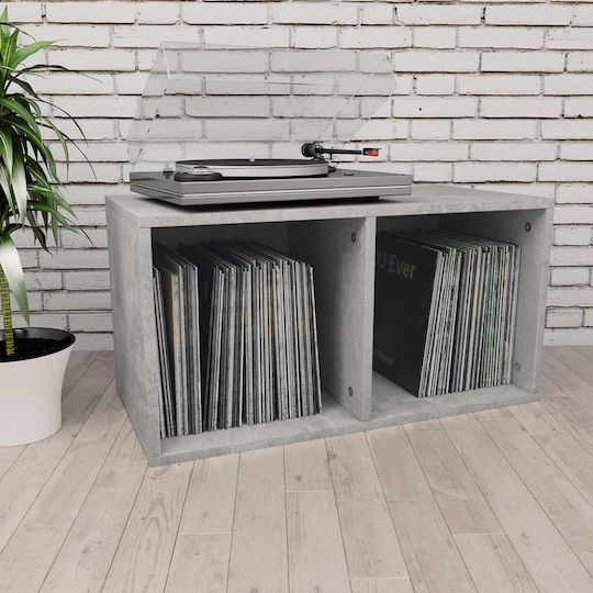 vidaXL с 1 полици Concrete Gray 71x36x34см