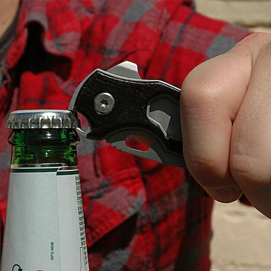 True Utility Smartknife Taschenmesser Schwarz mit Scheide