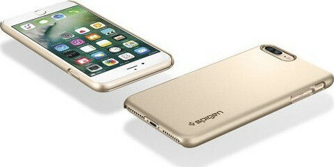 Spigen Thin Fit Back Cover Plastic 0.8mm Gold for iPhone 8/7 Plus