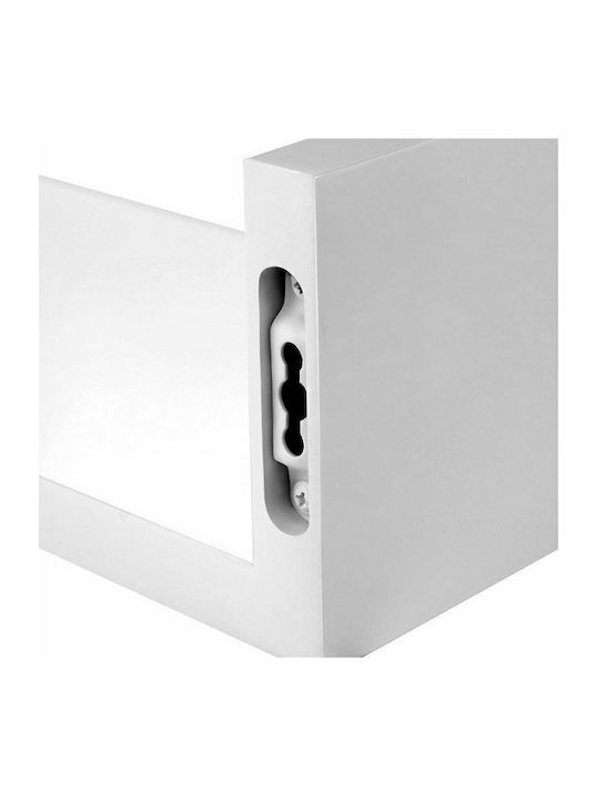 Ράφια Τοίχου High Gloss (3τμχ) 40x9x10εκ.