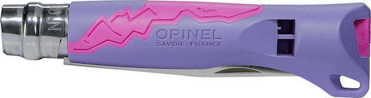 Opinel No.07 Cuțit De Buzunar Violet Cu Husă