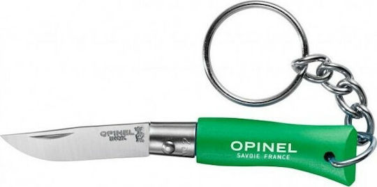 Opinel №2 Джобно Ножче Ключодържател Зелен (Различни Цветове)