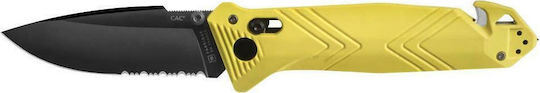 TB Outdoor CAC 200 Taschenmesser Gelb
