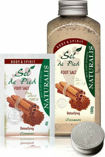 Naturalis Bath Salt Foot Salt With Cinnamon Powder for Footbath with Fragrance Cinnamon 1000gr