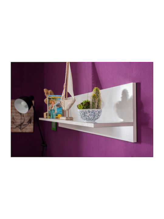 Shelf Wall Option White 120x20x25cm