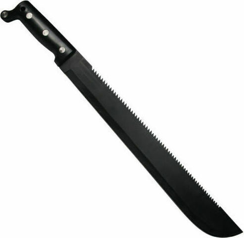 MFH Camping Machete Ματσέτα Μαύρη σε Θήκη