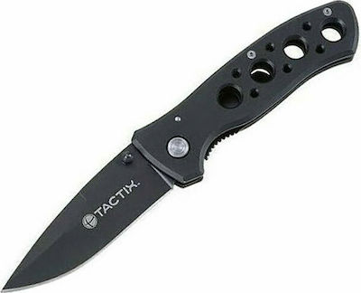 Tactix Pocket Knife Black with Blade made of Stainless Steel