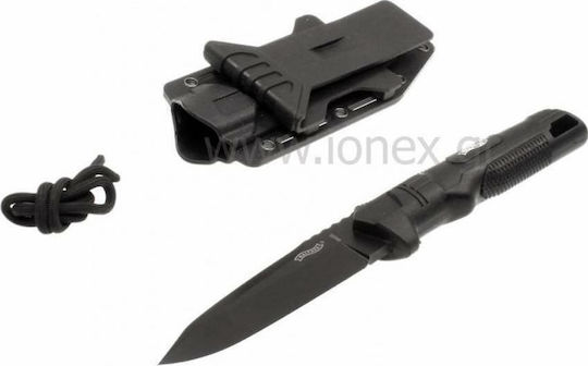 Walther Backup Messer Schwarz in Hülle
