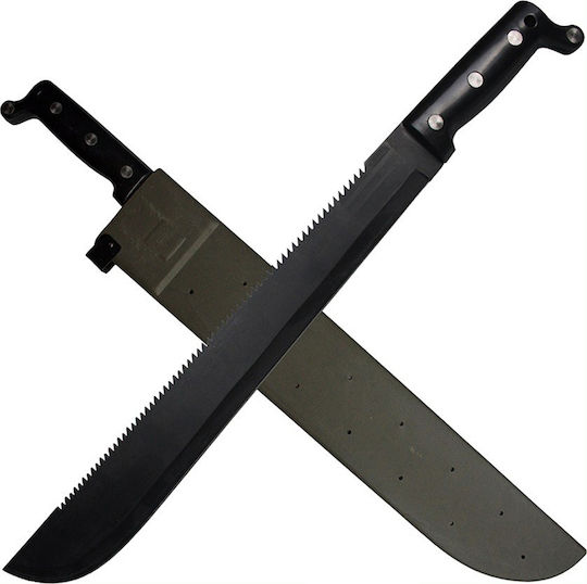 Mil-Tec Pilot Survival Μαχαίρι Επιβίωσης Καφέ σε Δερμάτινη Θήκη