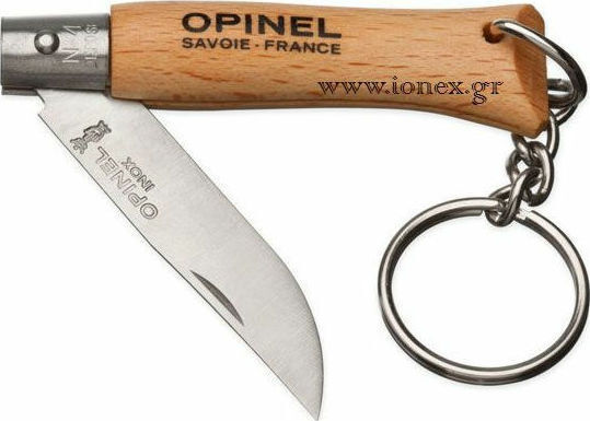 Opinel No.4 Σουγιάς Μπρελόκ Wood