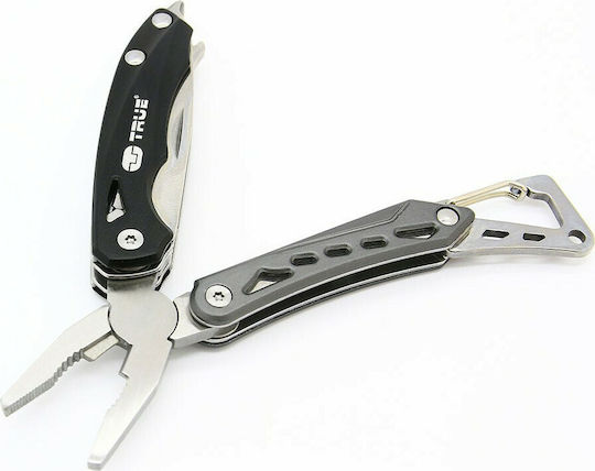 True Utility Seven Multitool Negru Cu Husă