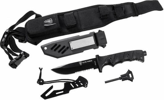 Elite Force EF 703 Μαχαίρι Επιβίωσης Μαύρο σε Θήκη