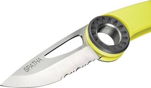 Petzl Spatha Джобно ножче с механизъм за заключване Черен в Калъф