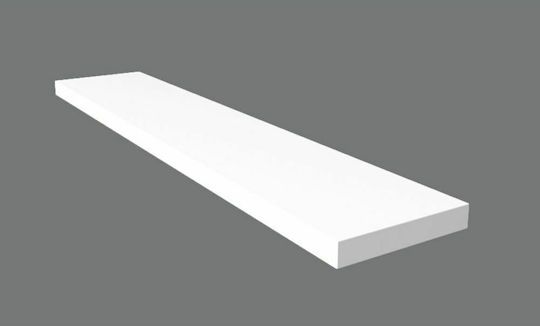 Wandregal Weiß 60x20x3.8cm