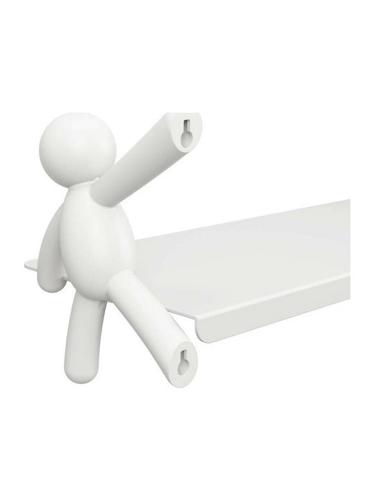 Shelf Wall Buddy White 46x9x14cm