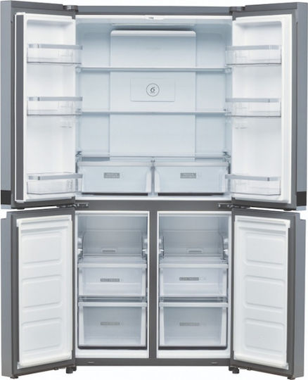 Whirlpool Ψυγείο Ντουλάπα 594lt NoFrost Υ187.4xΠ90.9xΒ69.8εκ. Inox WQ9 B2L