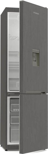 Hyundai Combină frigorifică 288lt Î180xL54xA59.5cm. Inox HRC19-2860XWD/LF