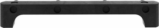 Black Bookcase 103x30x72.5 cm