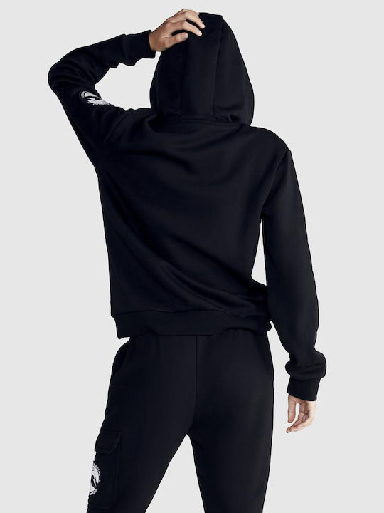Rusina Oh Women's Sweatshirt Hooded Black