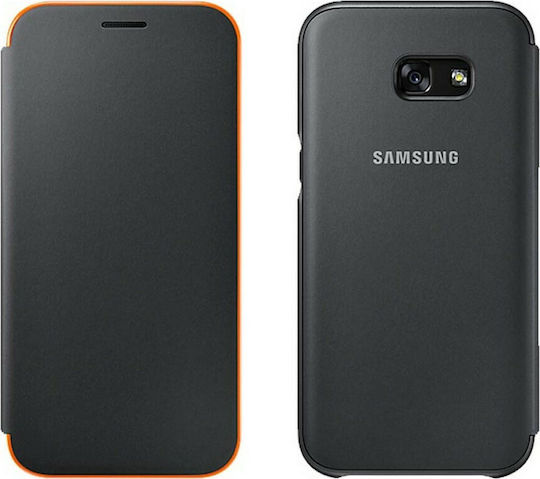 Samsung Book Δερματίνης Μαύρο (Galaxy A3 2017)