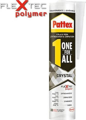 Pattex Crystal One For All Acrylic Silicone for Wood Transparent 290ml