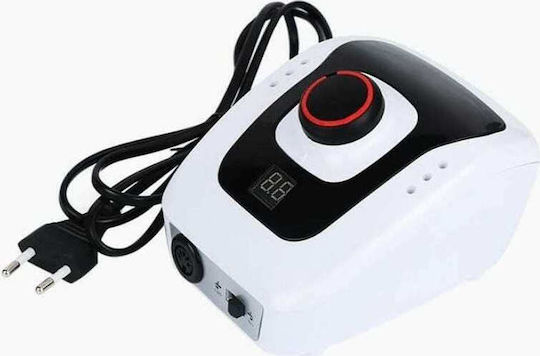 Factory DM 206 Nagelfräser Strom 30W Schwarz mit Pedal mit 35000 Umdrehungen pro Minute