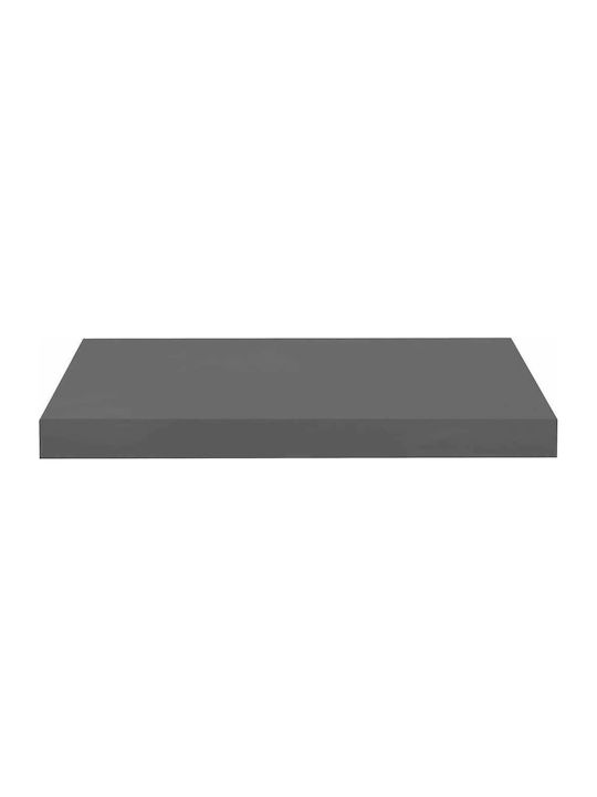 Shelf Wall Glossy Grey 50x23x3.8cm