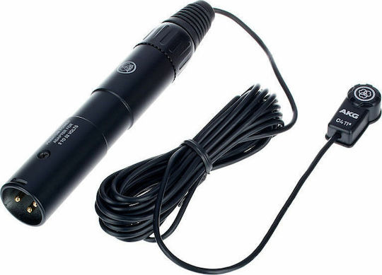 AKG C411 PP Kondensator (Kleine Membran) Mikrofon XLR Stoßmontiert für Studio