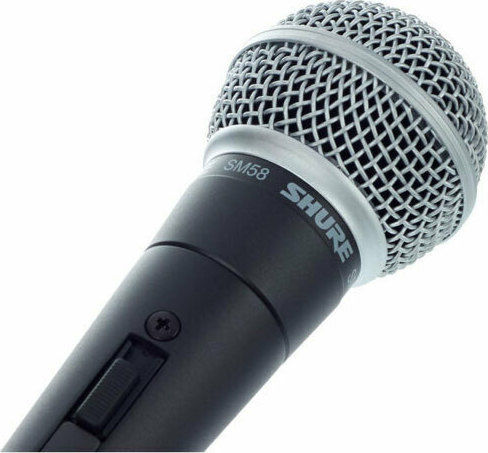 Shure SM58S Δυναμικό Μικρόφωνο XLR Χειρός για Φωνητικά