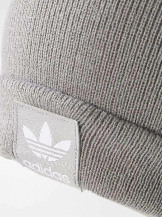 Beanie Ανδρικός Σκούφος Πλεκτός σε Γκρι χρώμα