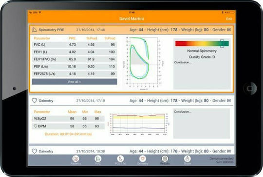 MIR Σπιρόμετρο Spirobank II Smart