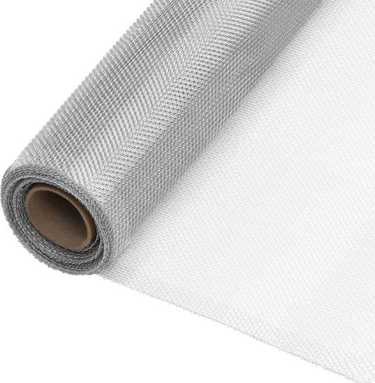 vidaXL Mosquito Net Door Aluminum Gray 2000x80cm