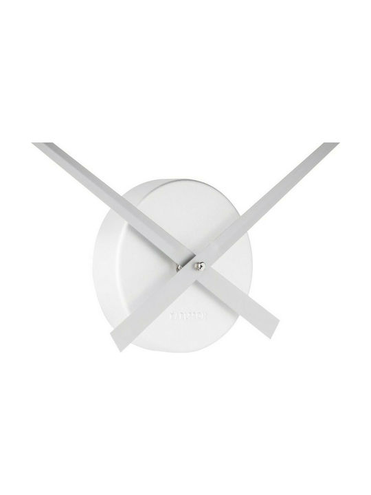 Karlsson Wanduhr Metallisch Silber Ø44cm