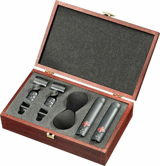 Neumann KM-184 Stereo Set Σετ Πυκνωτικό Μικρόφωνο XLR Shock Mounted για Studio