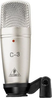 Behringer C-3 Πυκνωτικό Μικρόφωνο XLR Shock Mounted για Φωνητικά σε Ασημί Χρώμα