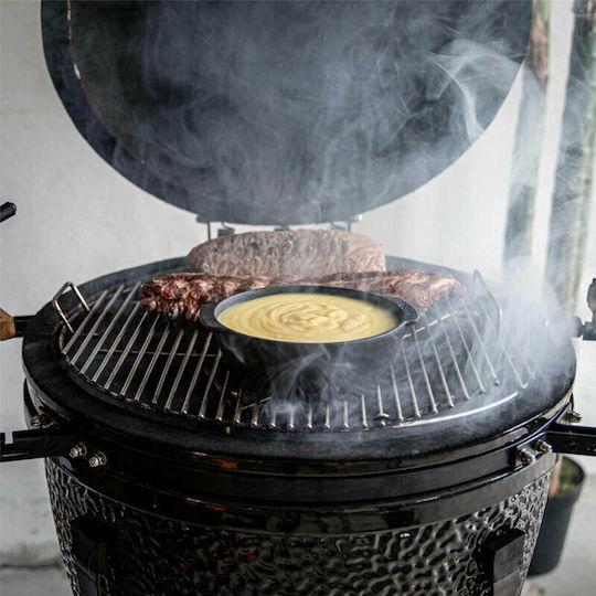 Boska Holland Nero Cast Iron Fondue Pot with Tea Light for 4 Persons Black 16.6x16.5x6cm