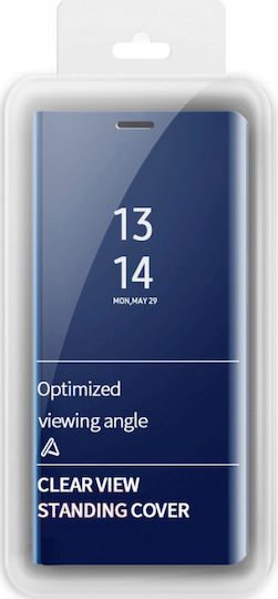 Hurtel Clear View Book Δερματίνης / Πλαστικό Μπλε (Galaxy S8+)