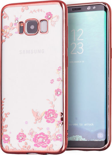 Forcell Plus Back Cover Σιλικόνης 0.3mm Ροζ Χρυσό (Galaxy S8+)