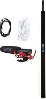 Rode Shotgun / Πυκνωτικό Μικρόφωνο 3.5mm VideoMic Essential Pack Bundle Τοποθέτηση Shock Mounted/Clip On για Κάμερα
