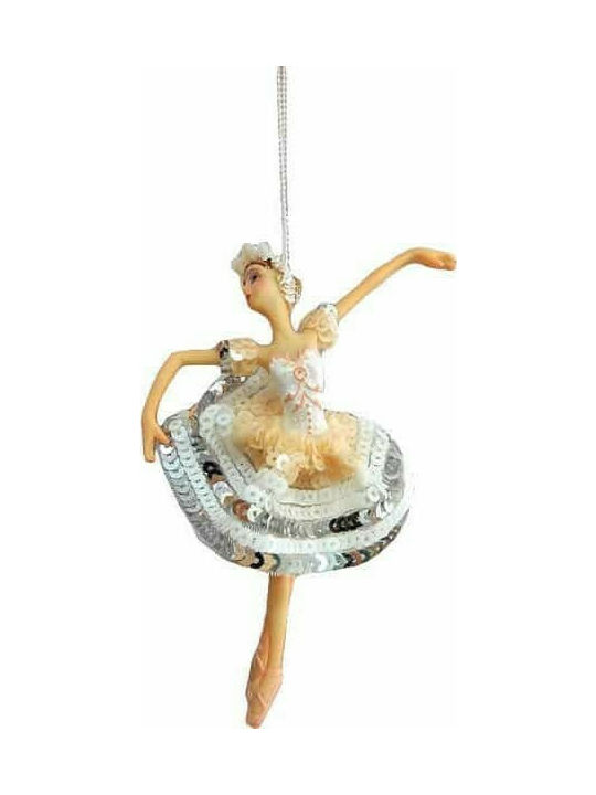 JK Home Decoration Christmas Polyresin Ballerina Ornament 17cm